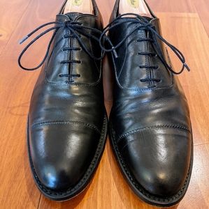 J. Crew Cap Toe Oxford Black Dress Shoes - Size 10